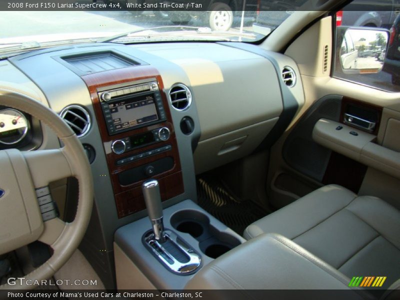 White Sand Tri-Coat / Tan 2008 Ford F150 Lariat SuperCrew 4x4