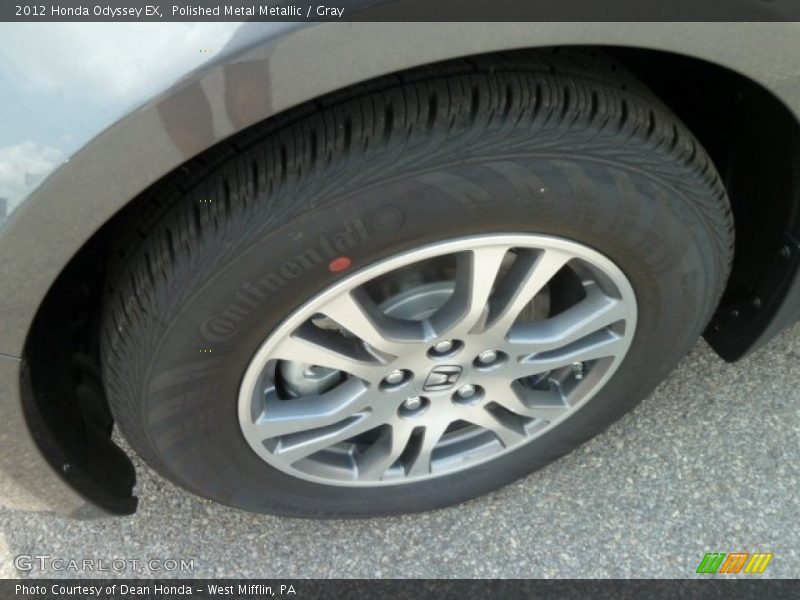 Polished Metal Metallic / Gray 2012 Honda Odyssey EX