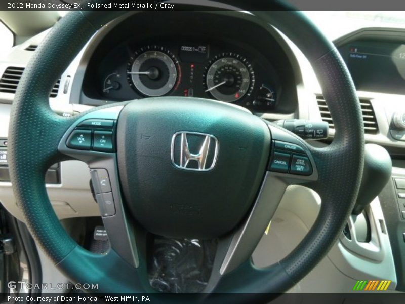 Polished Metal Metallic / Gray 2012 Honda Odyssey EX