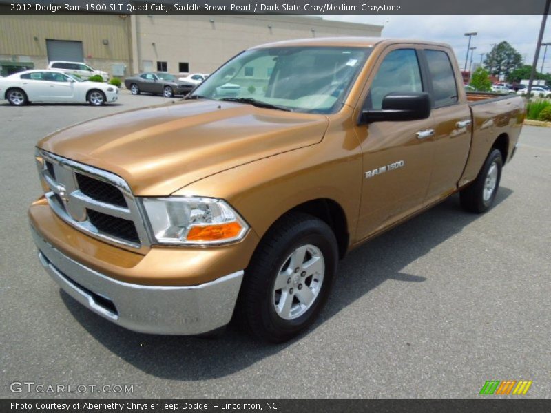 Front 3/4 View of 2012 Ram 1500 SLT Quad Cab