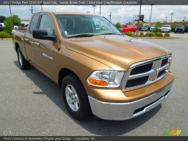 Front 3/4 View of 2012 Ram 1500 SLT Quad Cab