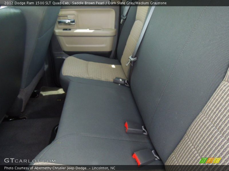Saddle Brown Pearl / Dark Slate Gray/Medium Graystone 2012 Dodge Ram 1500 SLT Quad Cab