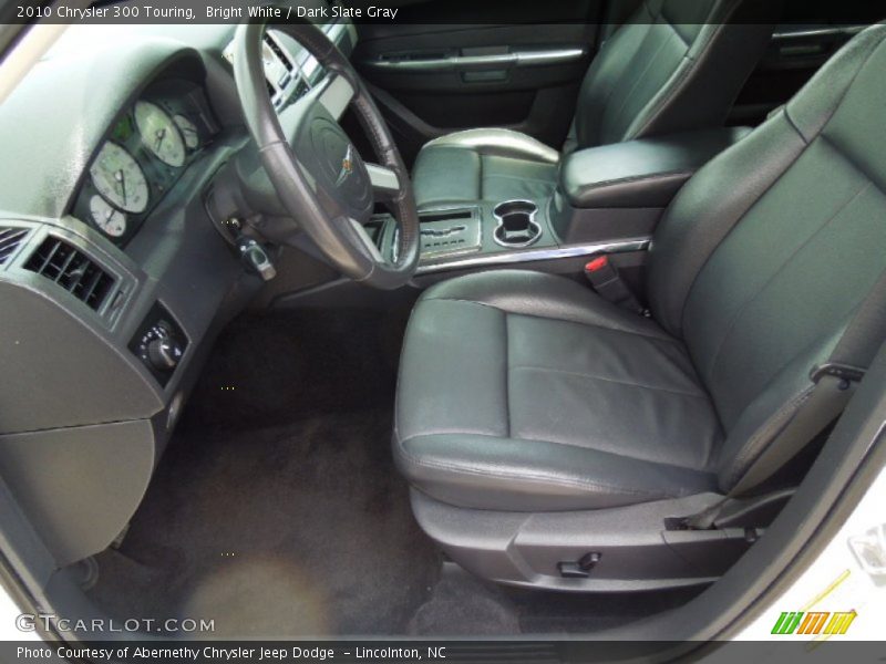Bright White / Dark Slate Gray 2010 Chrysler 300 Touring