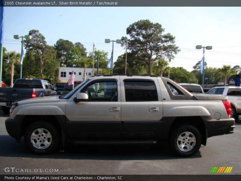 Silver Birch Metallic / Tan/Neutral 2005 Chevrolet Avalanche LT