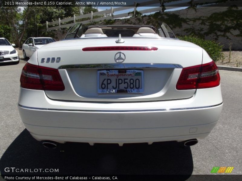 Arctic White / Almond/Mocha 2011 Mercedes-Benz E 350 Cabriolet