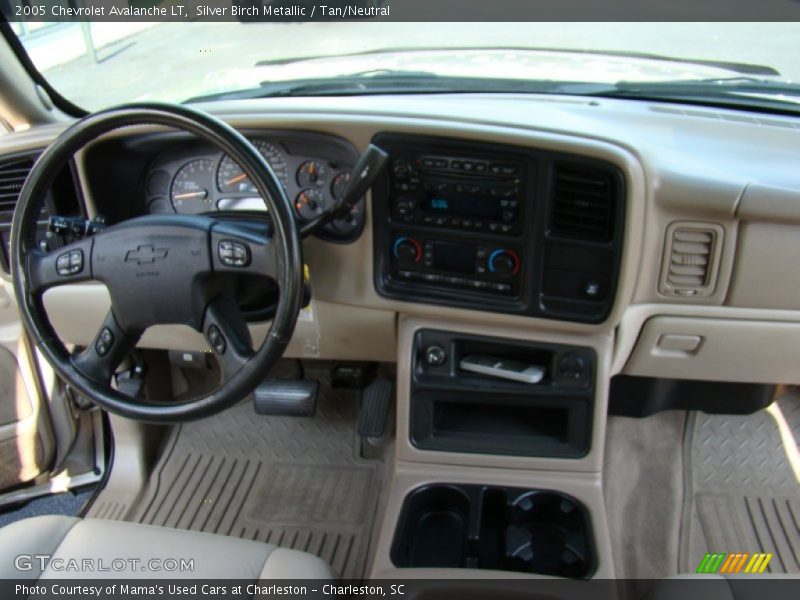 Silver Birch Metallic / Tan/Neutral 2005 Chevrolet Avalanche LT