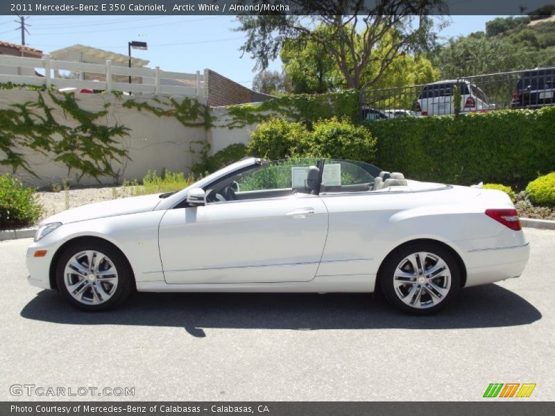 Arctic White / Almond/Mocha 2011 Mercedes-Benz E 350 Cabriolet