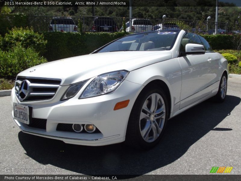 Arctic White / Almond/Mocha 2011 Mercedes-Benz E 350 Cabriolet