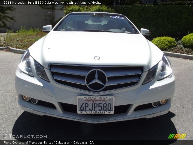 Arctic White / Almond/Mocha 2011 Mercedes-Benz E 350 Cabriolet