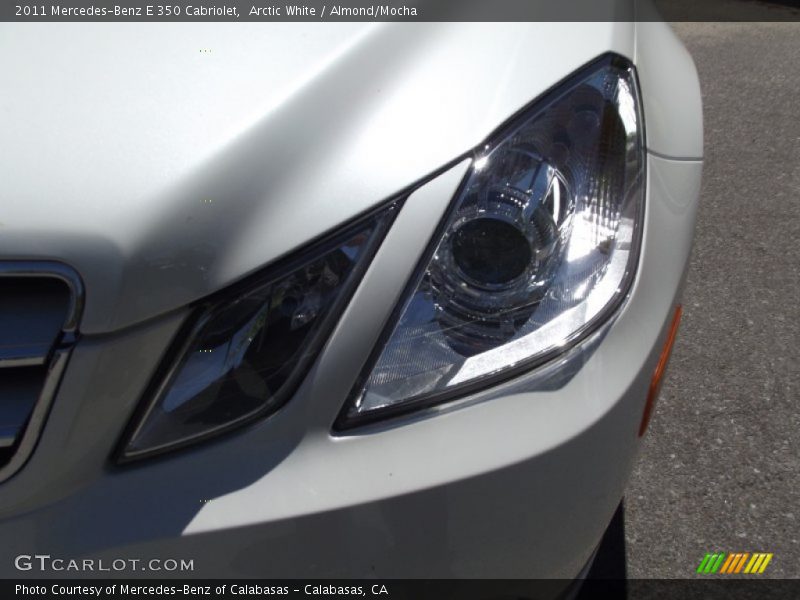 Arctic White / Almond/Mocha 2011 Mercedes-Benz E 350 Cabriolet
