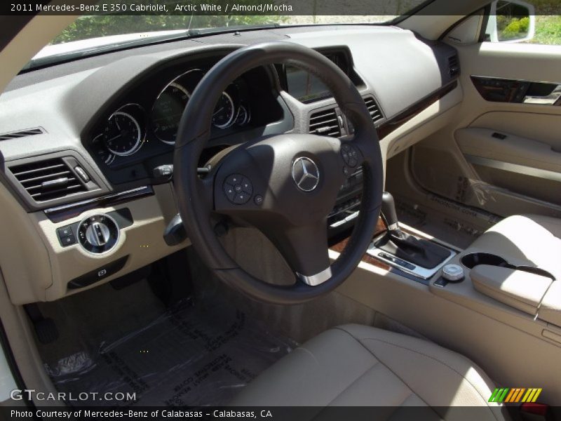 Arctic White / Almond/Mocha 2011 Mercedes-Benz E 350 Cabriolet