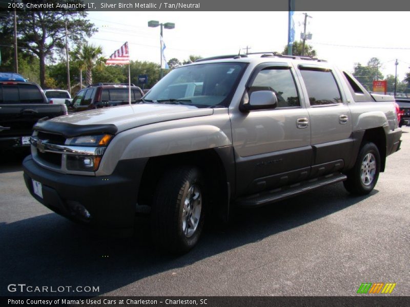 Silver Birch Metallic / Tan/Neutral 2005 Chevrolet Avalanche LT