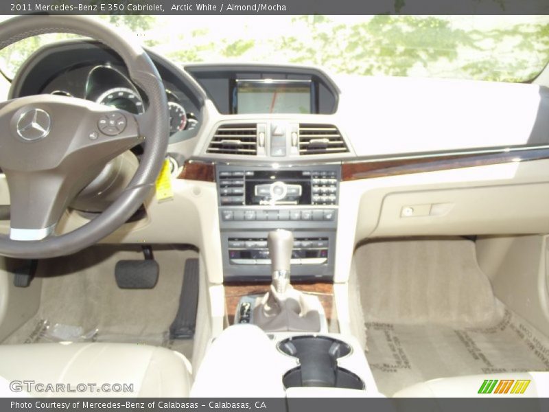 Arctic White / Almond/Mocha 2011 Mercedes-Benz E 350 Cabriolet