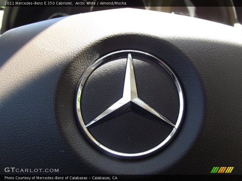 Arctic White / Almond/Mocha 2011 Mercedes-Benz E 350 Cabriolet