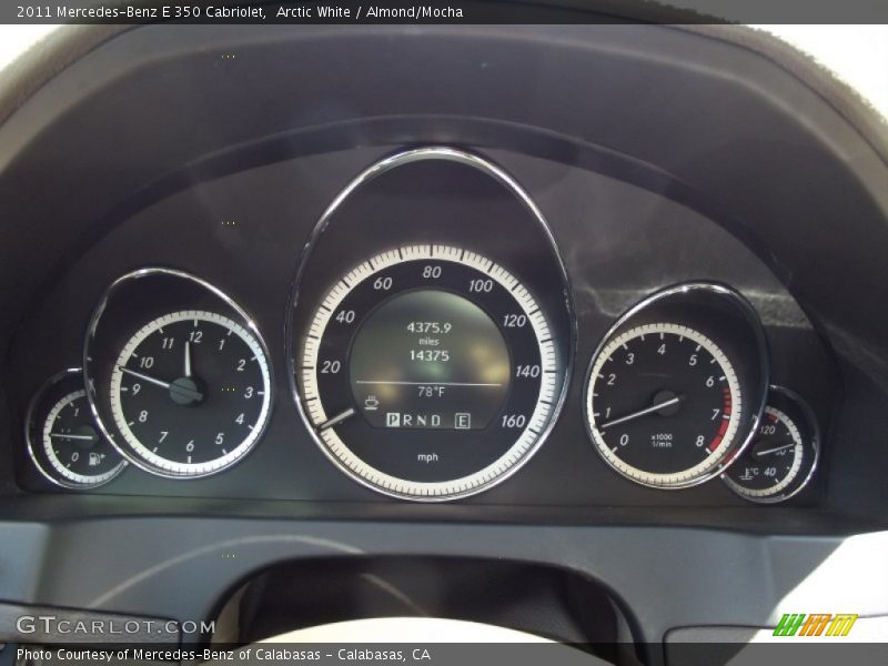 Arctic White / Almond/Mocha 2011 Mercedes-Benz E 350 Cabriolet