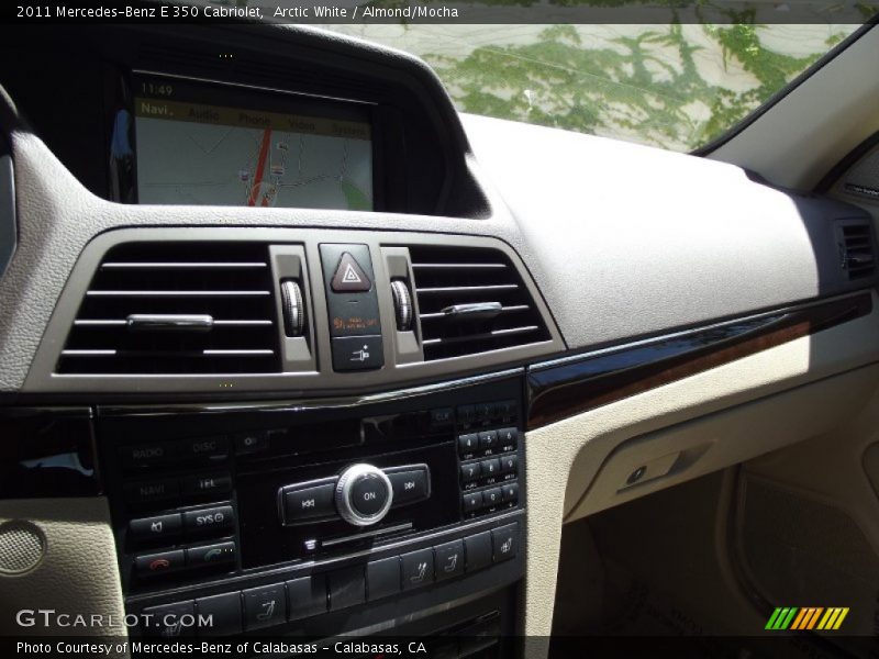 Arctic White / Almond/Mocha 2011 Mercedes-Benz E 350 Cabriolet