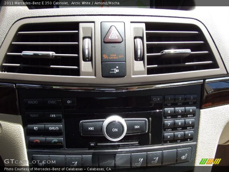 Arctic White / Almond/Mocha 2011 Mercedes-Benz E 350 Cabriolet