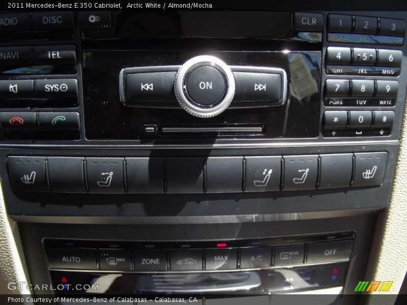 Arctic White / Almond/Mocha 2011 Mercedes-Benz E 350 Cabriolet