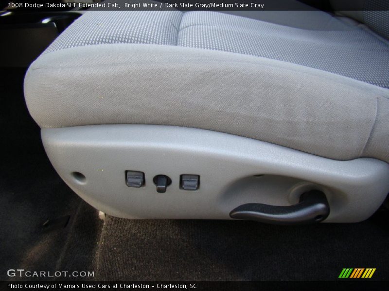 Bright White / Dark Slate Gray/Medium Slate Gray 2008 Dodge Dakota SLT Extended Cab