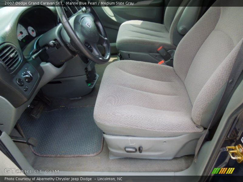 Marine Blue Pearl / Medium Slate Gray 2007 Dodge Grand Caravan SXT