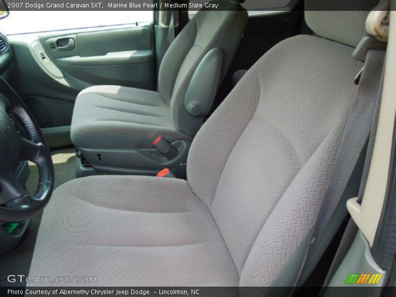Marine Blue Pearl / Medium Slate Gray 2007 Dodge Grand Caravan SXT