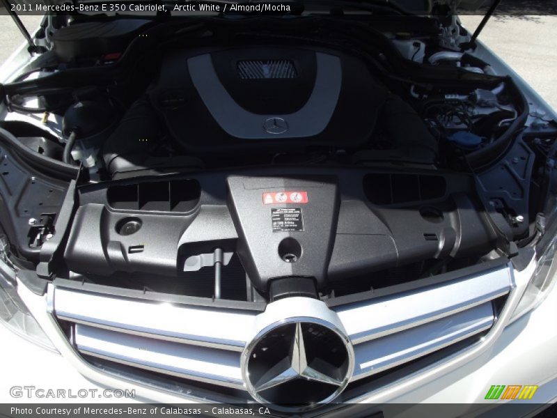 Arctic White / Almond/Mocha 2011 Mercedes-Benz E 350 Cabriolet