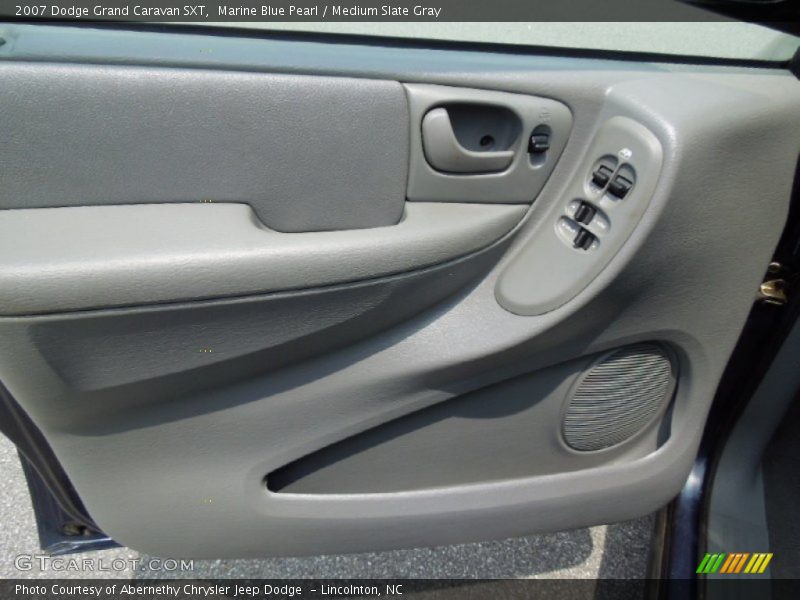 Marine Blue Pearl / Medium Slate Gray 2007 Dodge Grand Caravan SXT