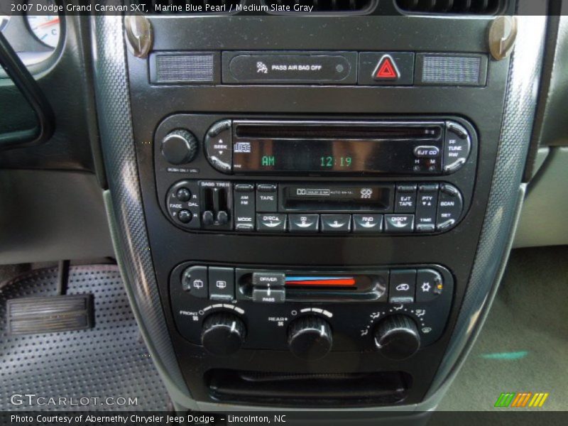 Marine Blue Pearl / Medium Slate Gray 2007 Dodge Grand Caravan SXT