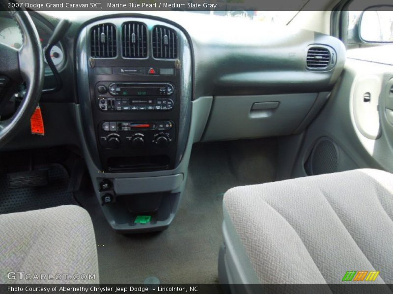 Marine Blue Pearl / Medium Slate Gray 2007 Dodge Grand Caravan SXT