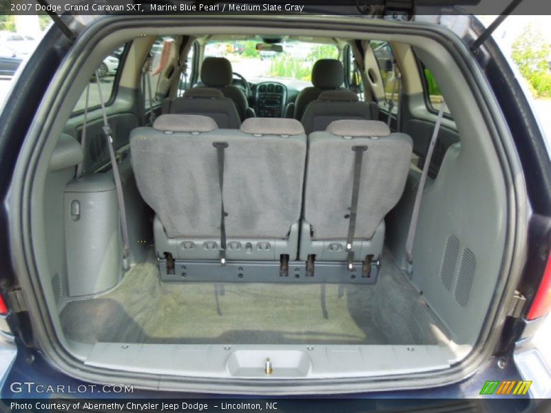 Marine Blue Pearl / Medium Slate Gray 2007 Dodge Grand Caravan SXT