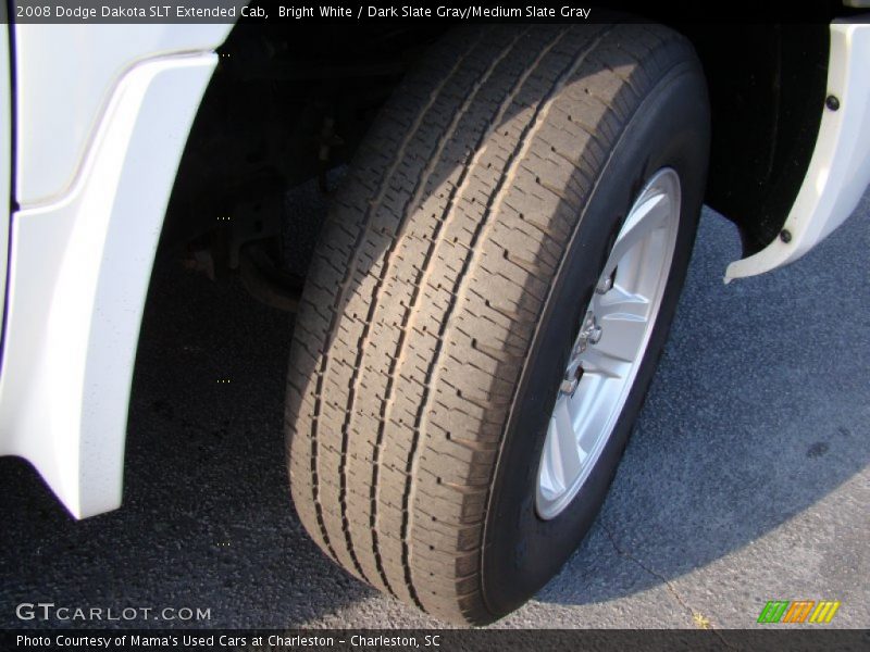 Bright White / Dark Slate Gray/Medium Slate Gray 2008 Dodge Dakota SLT Extended Cab