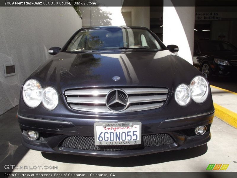 Black / Stone 2009 Mercedes-Benz CLK 350 Coupe