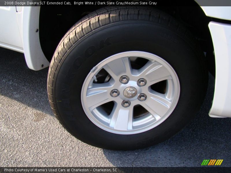 Bright White / Dark Slate Gray/Medium Slate Gray 2008 Dodge Dakota SLT Extended Cab
