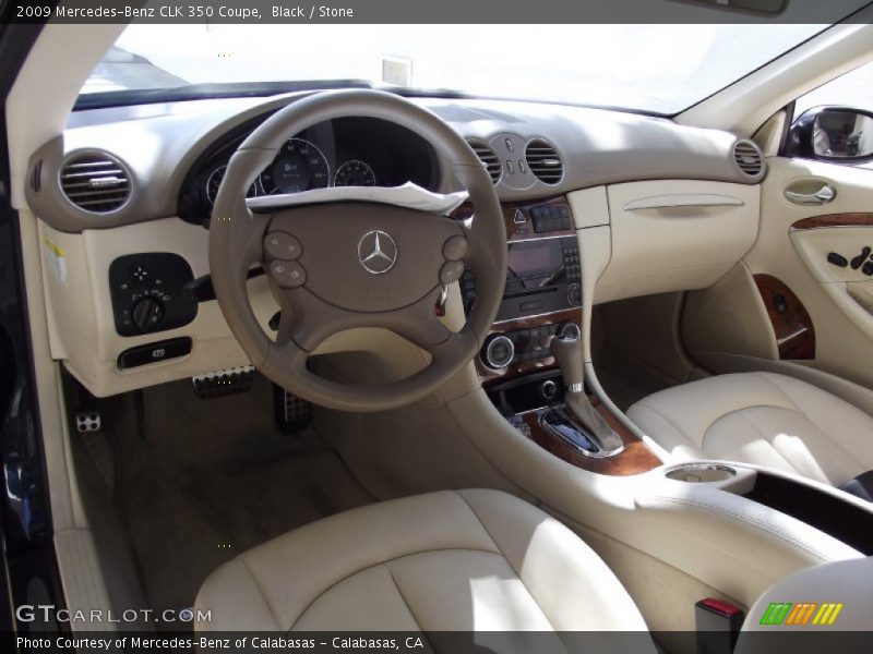 Black / Stone 2009 Mercedes-Benz CLK 350 Coupe