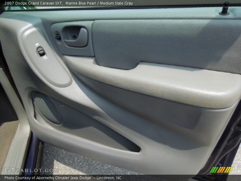 Marine Blue Pearl / Medium Slate Gray 2007 Dodge Grand Caravan SXT