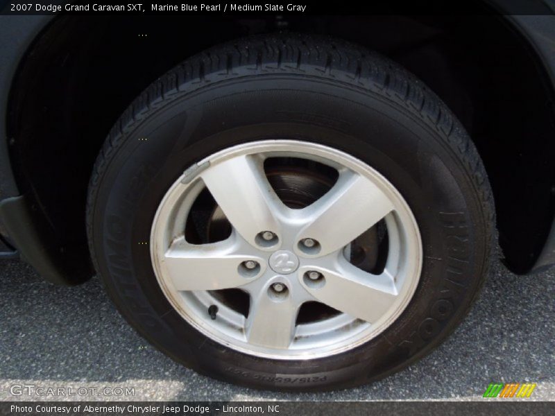 Marine Blue Pearl / Medium Slate Gray 2007 Dodge Grand Caravan SXT