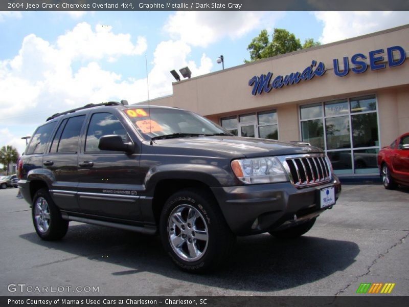 Graphite Metallic / Dark Slate Gray 2004 Jeep Grand Cherokee Overland 4x4