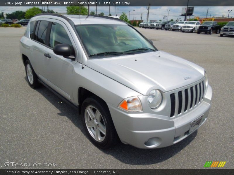 Bright Silver Metallic / Pastel Slate Gray 2007 Jeep Compass Limited 4x4