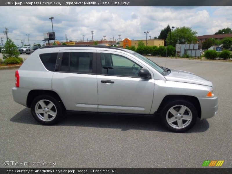 Bright Silver Metallic / Pastel Slate Gray 2007 Jeep Compass Limited 4x4