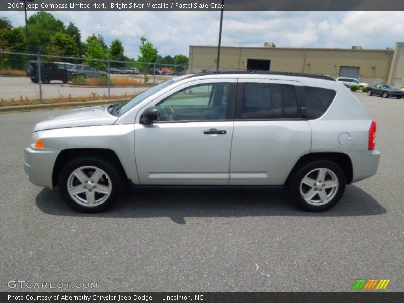 Bright Silver Metallic / Pastel Slate Gray 2007 Jeep Compass Limited 4x4