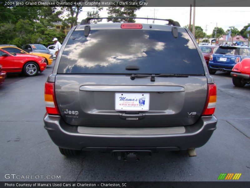 Graphite Metallic / Dark Slate Gray 2004 Jeep Grand Cherokee Overland 4x4