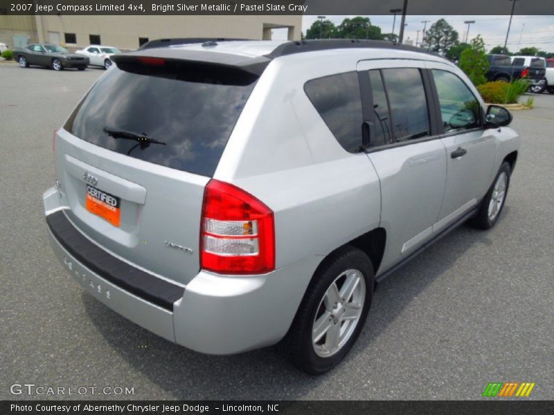 Bright Silver Metallic / Pastel Slate Gray 2007 Jeep Compass Limited 4x4