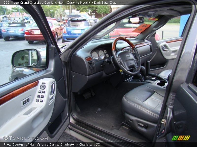 Graphite Metallic / Dark Slate Gray 2004 Jeep Grand Cherokee Overland 4x4