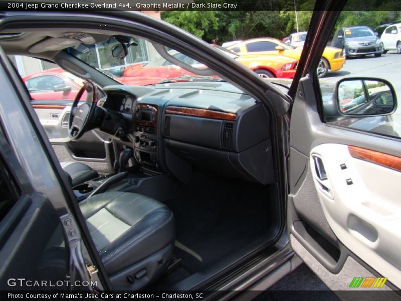 Graphite Metallic / Dark Slate Gray 2004 Jeep Grand Cherokee Overland 4x4