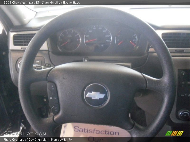 Slate Metallic / Ebony Black 2008 Chevrolet Impala LT