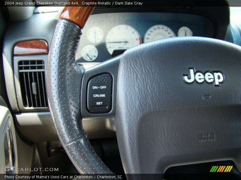 Graphite Metallic / Dark Slate Gray 2004 Jeep Grand Cherokee Overland 4x4
