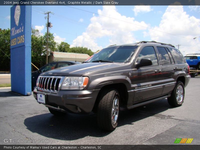 Graphite Metallic / Dark Slate Gray 2004 Jeep Grand Cherokee Overland 4x4