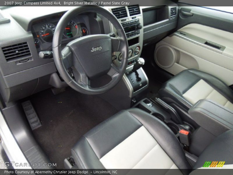 Bright Silver Metallic / Pastel Slate Gray 2007 Jeep Compass Limited 4x4
