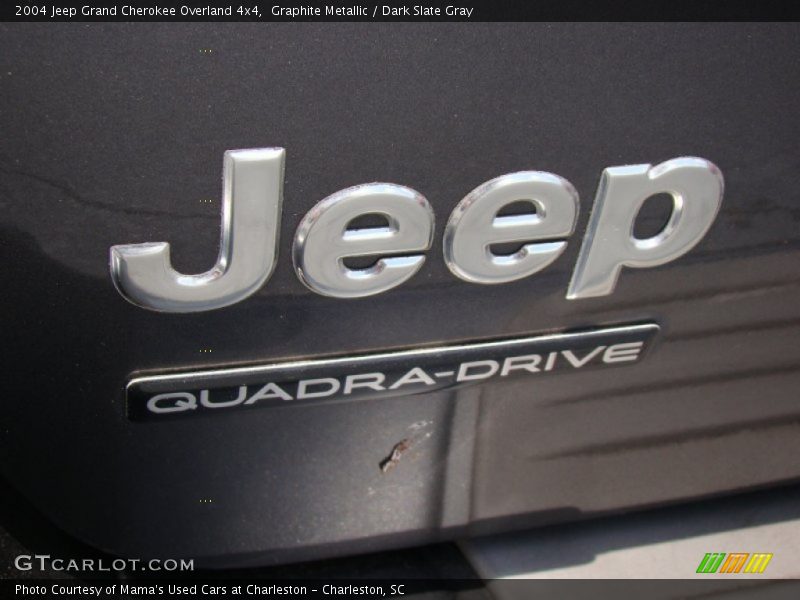 Graphite Metallic / Dark Slate Gray 2004 Jeep Grand Cherokee Overland 4x4