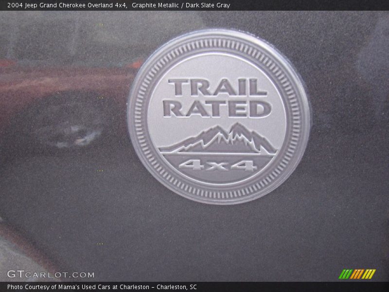 Graphite Metallic / Dark Slate Gray 2004 Jeep Grand Cherokee Overland 4x4